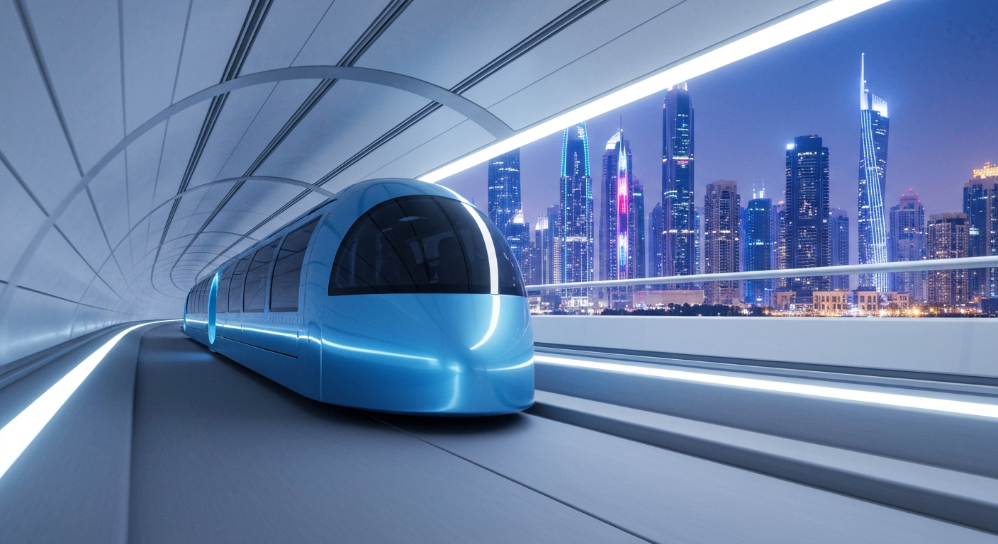 الإمارات 🇦🇪: إنجاز مشروع دبي هايبرلوب يغير مستقبل النقل